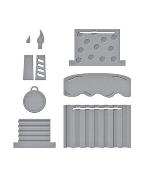 Spellbinders Layer Cake Surprise Etched Dies (S4-1099) (OUTLET)