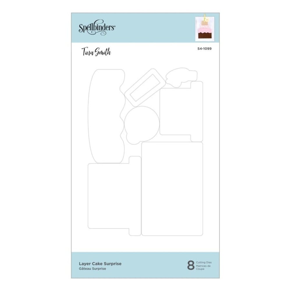 Spellbinders Layer Cake Surprise Etched Dies (S4-1099) (OUTLET) Spellbinders Layer Cake Surprise Etched Dies (S4-1099) (OUTLET)