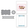 Spellbinders Sweet Confections Label and Banner Etched Dies (S4-1095) (OUTLET)