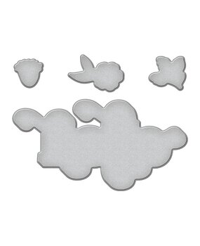 Spellbinders Floral Hello Etched Dies (S3-472) (OUTLET)