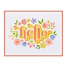 Spellbinders Floral Hello Etched Dies (S3-472) (OUTLET)