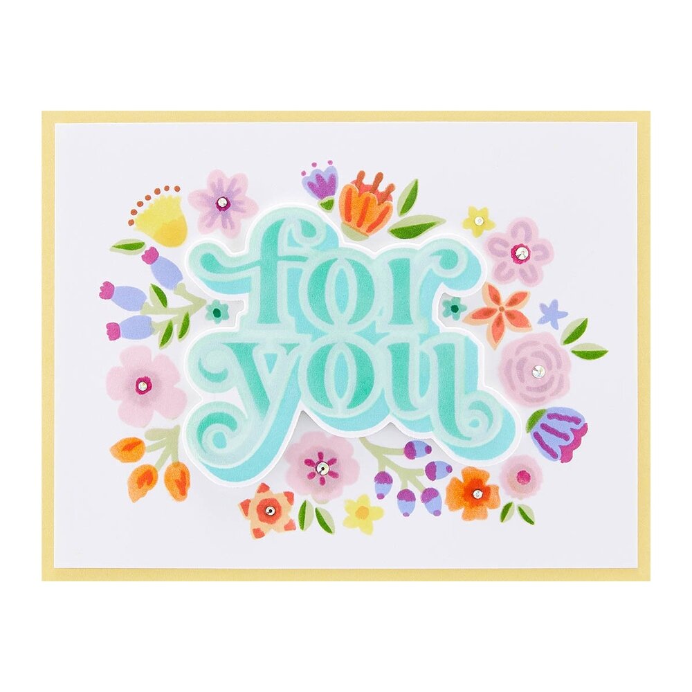 Spellbinders Floral For You Etched Dies (S3-471) (OUTLET) Spellbinders Floral For You Etched Dies (S3-471) (OUTLET)