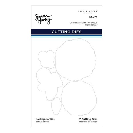 Spellbinders Darling Dahlias Etched Dies (S3-470) (OUTLET)