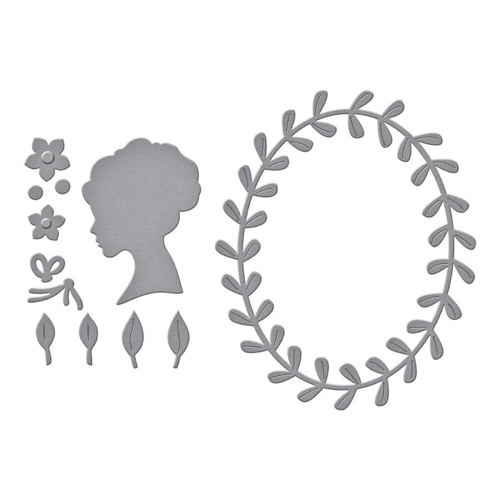 Spellbinders Cameo Etched Dies (S3-410) (OUTLET)