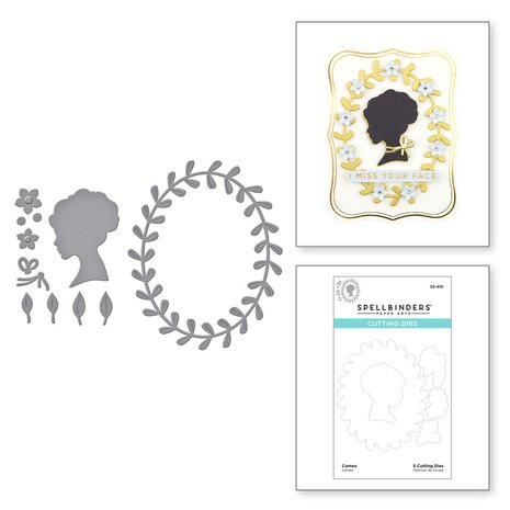 Spellbinders Cameo Etched Dies (S3-410) (OUTLET)