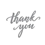 Spellbinders Scripted Thank You Etched Dies (S2-362) (OUTLET)
