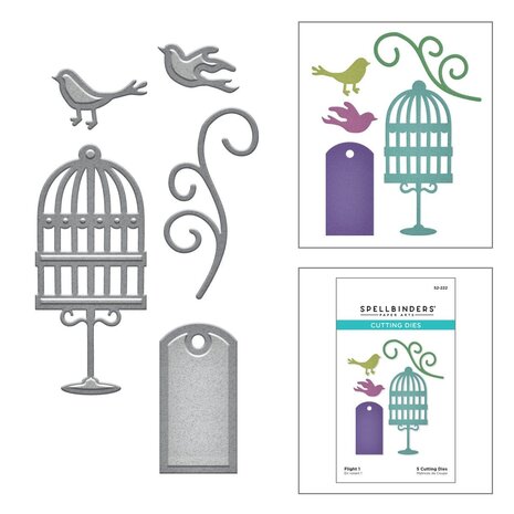 Spellbinders Flight 1 Etched Dies (S2-222) (OUTLET)