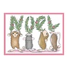 Spellbinders Noel Cling Rubber Stamp (RSC-013) (OUTLET)