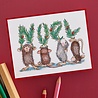 Spellbinders Noel Cling Rubber Stamp (RSC-013) (OUTLET)