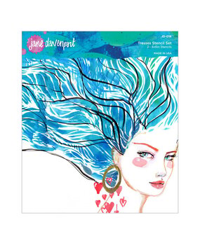 Spellbinders Tresses Art Stencils (2pcs) (JD-016) (OUTLET)