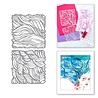 Spellbinders Tresses Art Stencils (2pcs) (JD-016) (OUTLET)