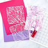 Spellbinders Tresses Art Stencils (2pcs) (JD-016) (OUTLET)