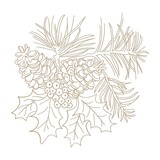 Spellbinders Winter Bough Hot Foil Plate (GLP-431) (OUTLET)