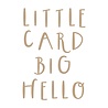 Spellbinders Little Card Big Hello Glimmer Hot Foil Plate (GLP-402) (OUTLET)