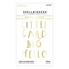 Spellbinders Little Card Big Hello Glimmer Hot Foil Plate (GLP-402) (OUTLET)