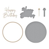 Spellbinders Giant Party Balloon Glimmer Hot Foil Plate & Die Set (GLP-396) (OUTLET)