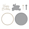 Spellbinders Giant Party Balloon Glimmer Hot Foil Plate & Die Set (GLP-396) (OUTLET)