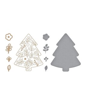 Spellbinders Blooming Tree Glimmer Hot Foil Plate & Die (GLP-350) (OUTLET)