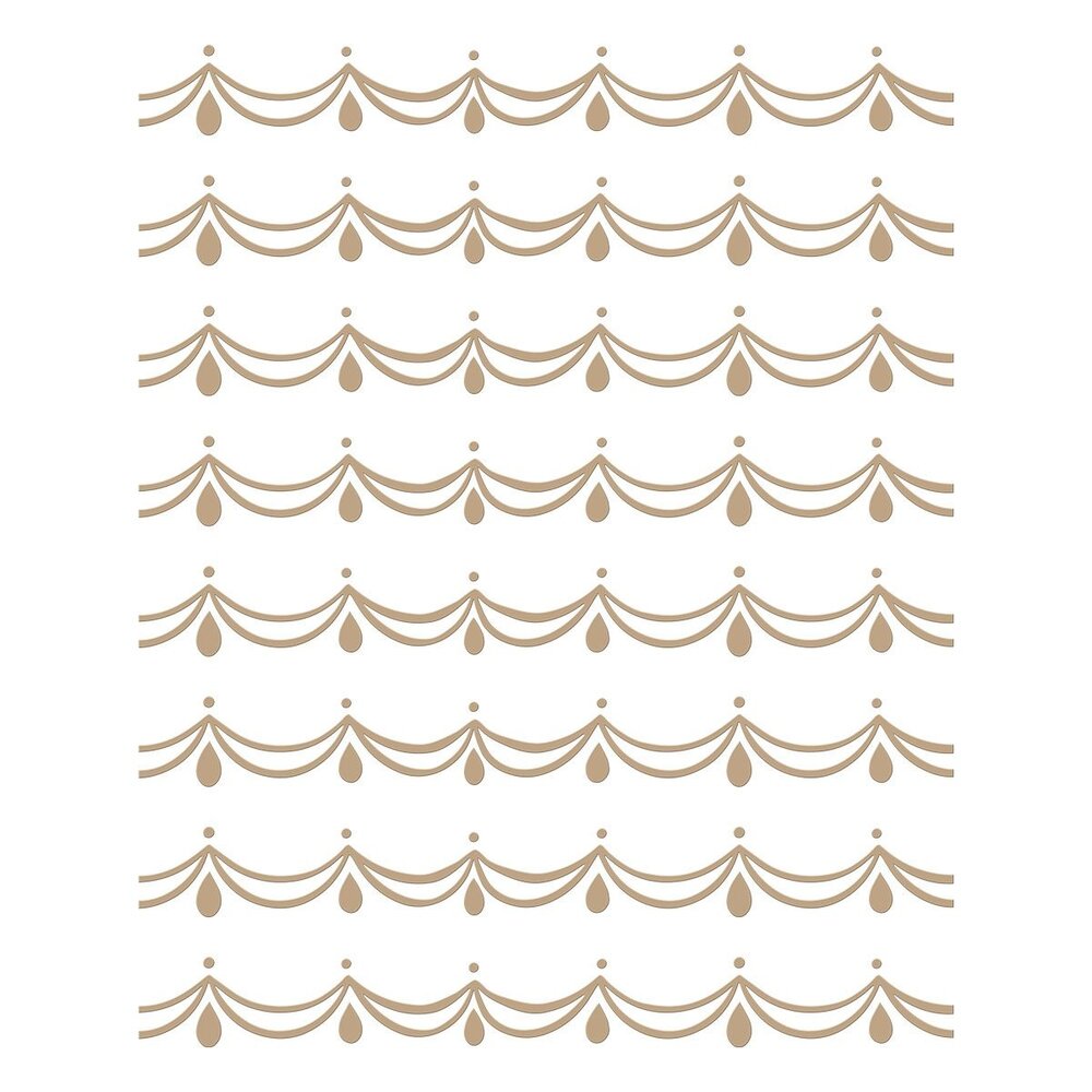 Spellbinders Glimmering Swag Glimmer Hot Foil Plate (GLP-348) (OUTLET)