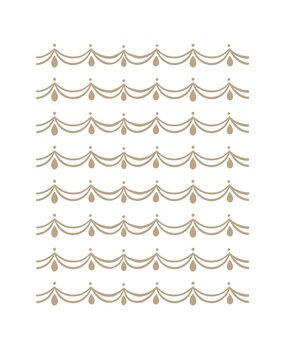 Spellbinders Glimmering Swag Glimmer Hot Foil Plate (GLP-348) (OUTLET)