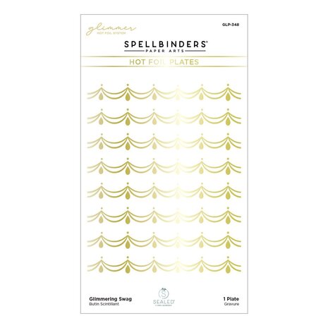 Spellbinders Glimmering Swag Glimmer Hot Foil Plate (GLP-348) (OUTLET)