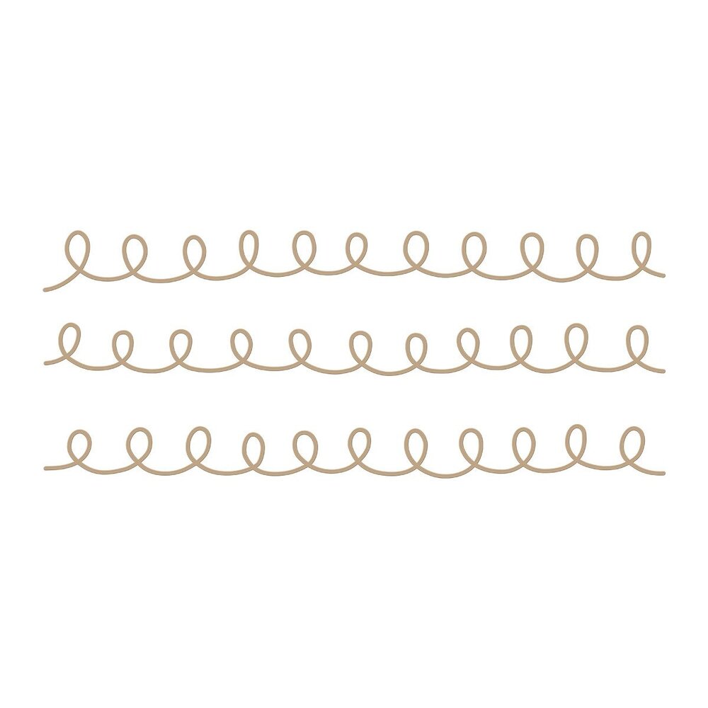 Spellbinders Hand Drawn Loops Glimmer Hot Foil Plate (GLP-325) (OUTLET)