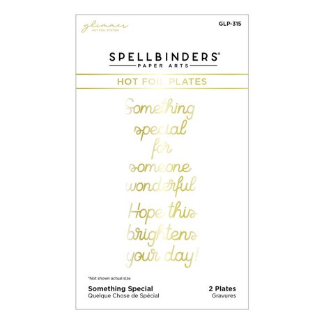 Spellbinders Something Special Glimmer Hot Foil Plate (GLP-315) (OUTLET)