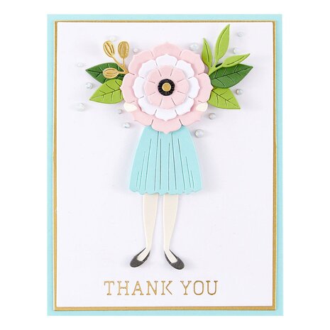 Spellbinders We Dance Glimmer Sentiments Glimmer Hot Foil Plate & Die (GLP-312) (OUTLET)