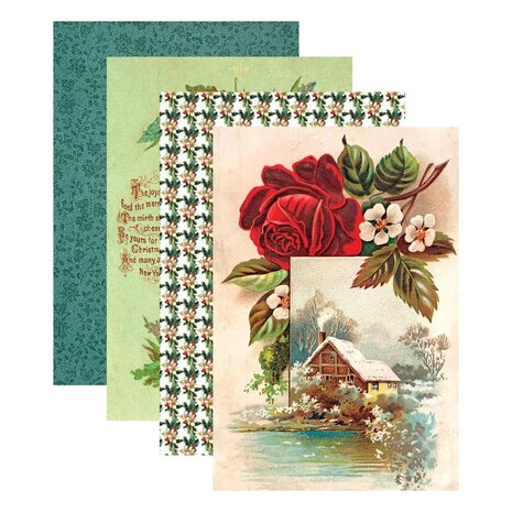 Spellbinders Home for the Holidays 6x9 Inch Paper Pad (CH-021) (OUTLET)