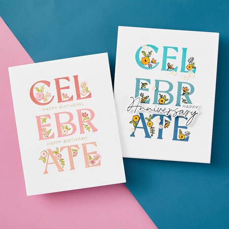 Spellbinders Celebrate Flowers Registration Press Plate (BPR-003) (OUTLET)