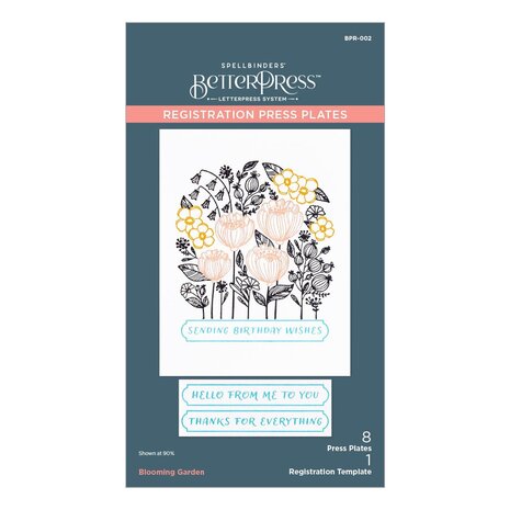 Spellbinders Blooming Garden Press Plates (BPR-002) (OUTLET)