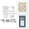 Spellbinders Let's Celebrate Sentiments Press Plate & Die Set (BP-123) (OUTLET)