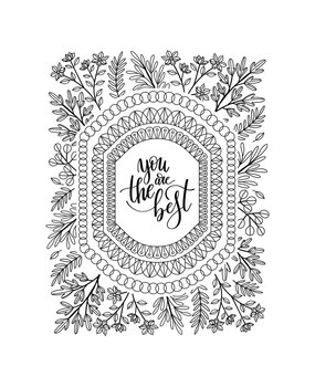 Spellbinders Mirrored Arch Nested Sprigs Press Plate (BP-112) (OUTLET)