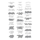 Spellbinders Sentiments of Wonder Press Plate & Die Set (BP-087) (OUTLET)