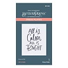 Spellbinders All Is Calm Press Plate (BP-059) (OUTLET)
