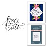 Spellbinders Peace on Earth Press Plate (BP-057) (OUTLET)