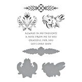 Spellbinders Let's Chat Soon Icons Press Plate & Die Set (BP-043) (OUTLET)