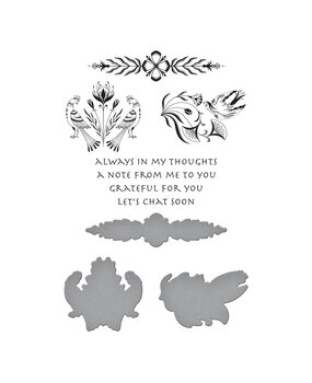 Spellbinders Let's Chat Soon Icons Press Plate & Die Set (BP-043) (OUTLET)