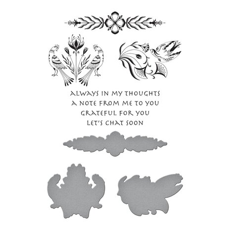 Spellbinders Let's Chat Soon Icons Press Plate & Die Set (BP-043) (OUTLET)