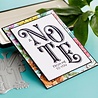 Spellbinders A Note from Me to You Press Plate (BP-040) (OUTLET)