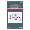 Spellbinders Hello Press Plate (BP-039) (OUTLET)