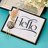 Spellbinders Hello Press Plate (BP-039) (OUTLET)
