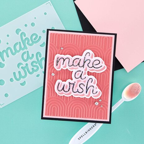 Spellbinders Make a Wish Confetti Stencil and Die Bundle (BD-0751) (OUTLET) Spellbinders Make a Wish Confetti Stencil and Die Bundle (BD-0751) (OUTLET)