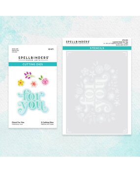 Spellbinders Floral For You Stencil and Die Bundle (BD-0749) (OUTLET) Spellbinders Floral For You Stencil and Die Bundle (BD-0749) (OUTLET)