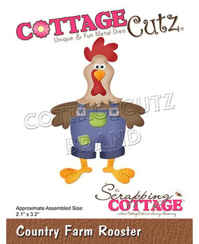 Scrapping Cottage Country Farm Rooster (CC-890) (OUTLET)