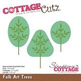 Scrapping Cottage Folk Art Trees (CC-1205) (OUTLET)