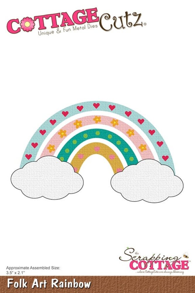 Scrapping Cottage Folk Art Rainbow (CC-1203) (OUTLET)