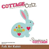 Scrapping Cottage Folk Art Rabbit (CC-1202) (OUTLET)
