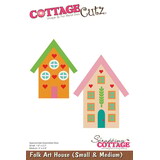 Scrapping Cottage Folk Art House (Small & Medium) (CC-1201) (OUTLET)