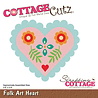 Scrapping Cottage Folk Art Heart (CC-1198) (OUTLET)